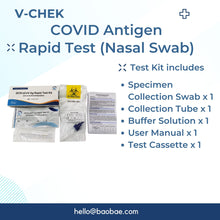 Load image into Gallery viewer, V-CHEK COVID-19 Rapid Test (Nasal Swab) - One Test Pack