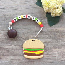 Load image into Gallery viewer, Little Caleb - Personalised Hamburger Teether