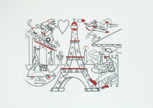 Load image into Gallery viewer, Modern Twist - Kids Colouring Placemat - Paris Daydream - Paris Daydream