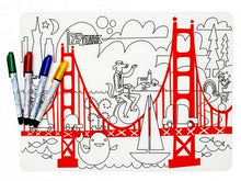 Load image into Gallery viewer, Modern Twist - Mark-mat - Fun on the Golden Gate + 4 Markers - One Size