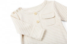 Load image into Gallery viewer, The Petit Soldier - Organic Long Sleeve Sleepsuit